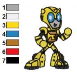 Bumblebee Baby Transformers Embroidery Design